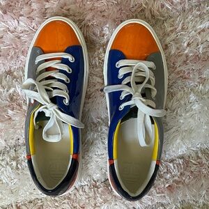 Tory Burch Colorful Lace-Up Sneakers